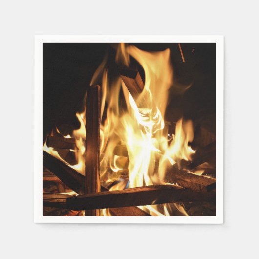 炎の中で スタンダードカクテルナプキン (正面)