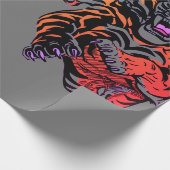 炎の中に紙の虎を包む ラッピングペーパー (角)