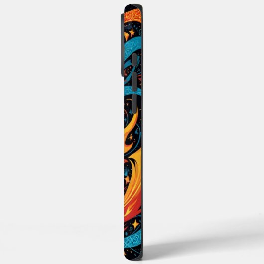 炎の中のエレキ鮮やかター Case-Mate iPhoneケース (裏面 / 左)