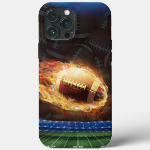 炎の中のサッカー iPhone 13 PRO MAXケース
