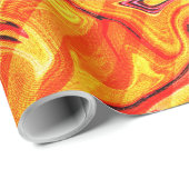 炎の中の日光…... ラッピングペーパー (ロールコーナー)