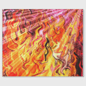 炎の中の日光…... ラッピングペーパー (フラット)