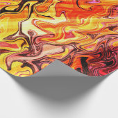 炎の中の日光…... ラッピングペーパー (角)