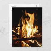 炎の中 ポストカード (正面/裏面)