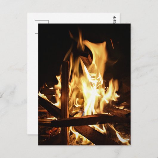 炎の中 ポストカード (正面/裏面)