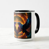 炎の二ラヴェンス マグカップ (正面右)