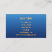 炎の保険業カードの上昇のフェニックス 名刺 (裏面)