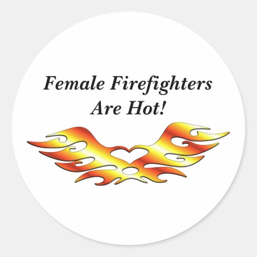 炎の入れ墨 ラウンドシール (正面)