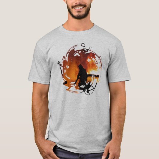 炎の円 Tシャツ (正面)
