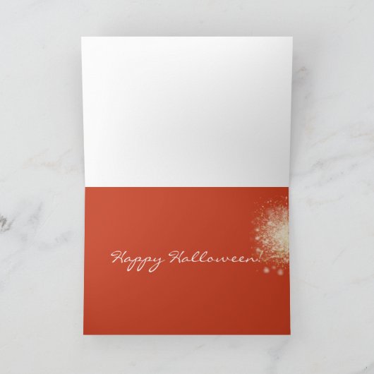 炎の前のハロウィーンファッショニスト カード (内部)