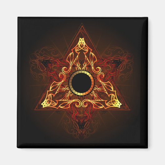 炎の印 マグネット (正面)