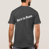 炎の叫び声、オオカミに火を付ける Tシャツ (裏面)