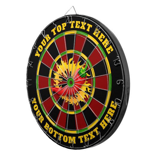 炎の唐辛子 ダーツボード (正面右)