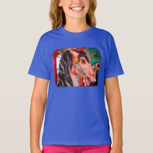 炎の回転木馬ホース Tシャツ
