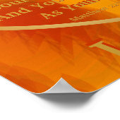 炎の天使の翼のポスターに黄金のルール – お客様。 ポスター (角)