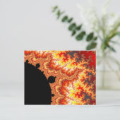 炎の太陽 – フラクタル ポストカード (スタンド正面)