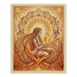 炎の女祭司 ポスター