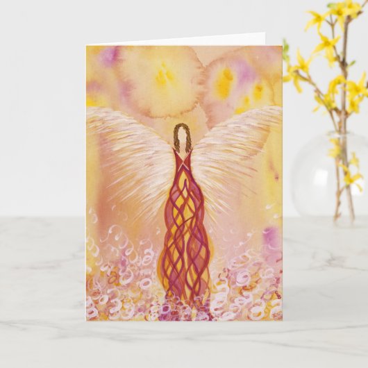 炎の守り神 カード (黄色い花)