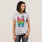 炎の尾レインボーラマ Tシャツ (正面フル)