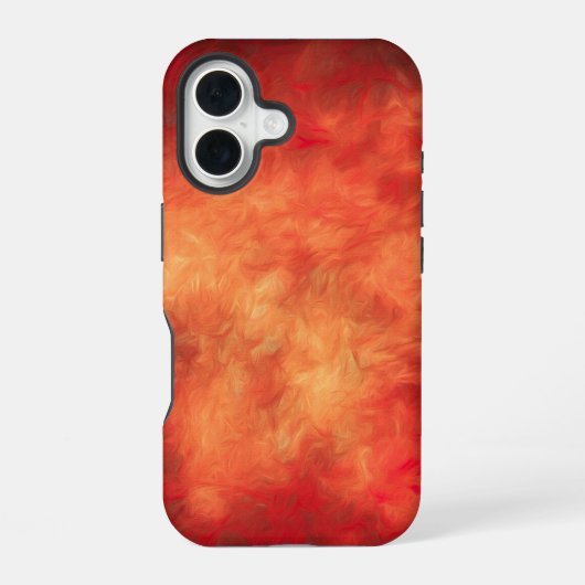 炎の嵐 iPhone 16ケース (裏面)