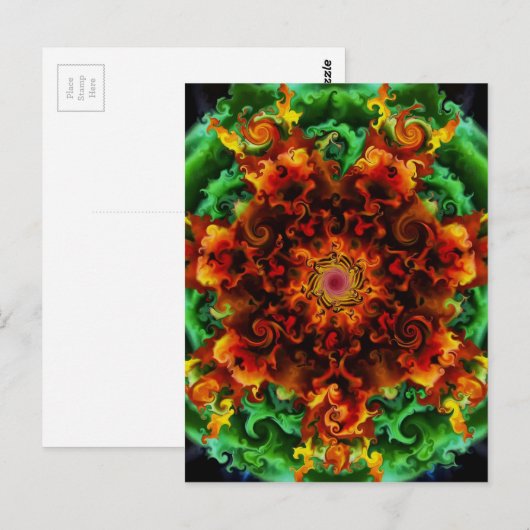 炎の庭 ポストカード (正面/裏面)