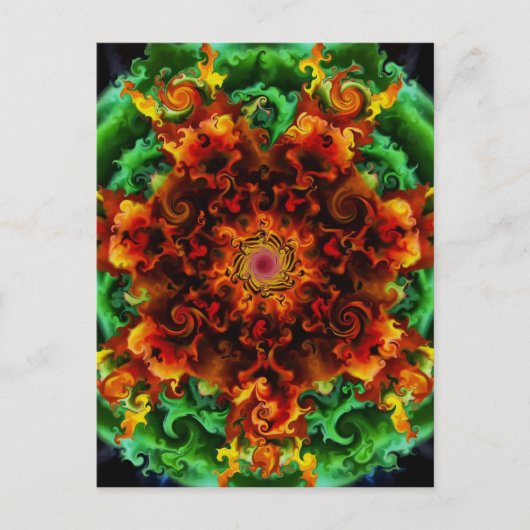 炎の庭 ポストカード (正面)