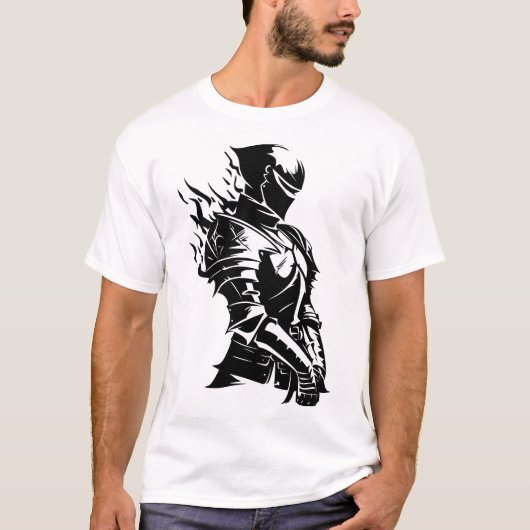 炎の影の騎士 Tシャツ (正面)
