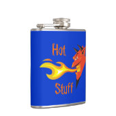 炎の悪魔の頭_熱い物 フラスク (右)