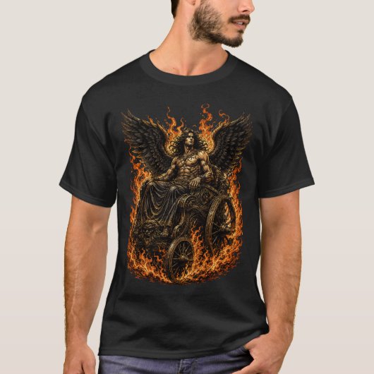 炎の戦車の御者ベリアル Tシャツ (正面)