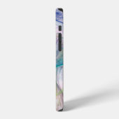 炎の抽象芸術フラムフラクタル iPhoneケース (左側面)