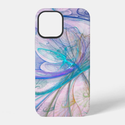 炎の抽象芸術フラムフラクタル iPhoneケース (裏面)