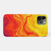 炎の抽象芸術フローアート Case-Mate iPhoneケース (裏面(横))