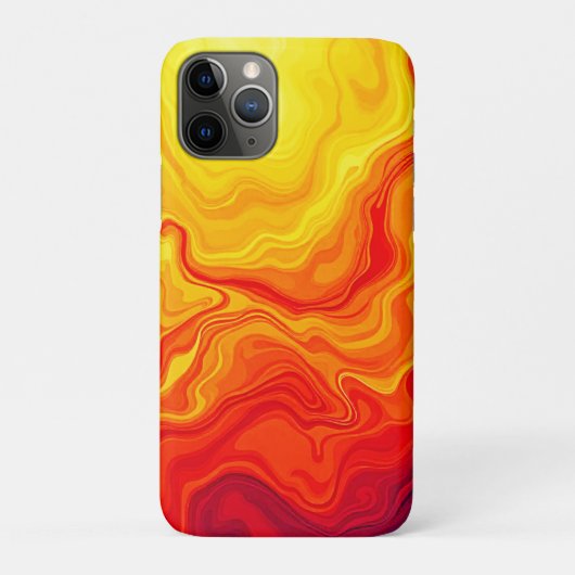 炎の抽象芸術フローアート Case-Mate iPhoneケース (裏)