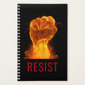 炎の拳に抵抗する プランナー手帳 (正面)