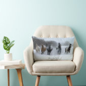 炎の新しい道の馬の枕 ランバークッション (椅子)