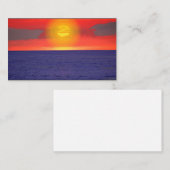 炎の日の出の水 名刺 (正面/裏面)