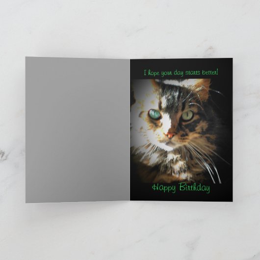 炎の毛皮 – Mickael McGarel引用文 カード (内部)