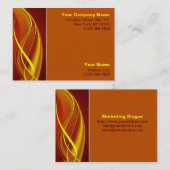 炎の波 名刺 (正面/裏面)
