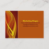 炎の波 名刺 (裏面)