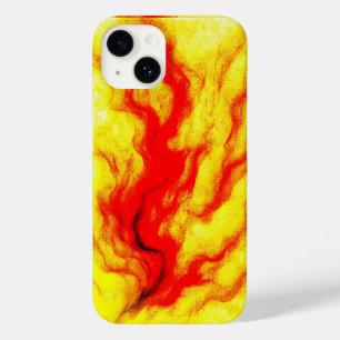 炎の流れ – 抽象芸術インスパイア火- Case-Mate iPhone 14ケース