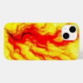炎の流れ – 抽象芸術インスパイア火- Case-Mate iPhoneケース (裏面 (横))