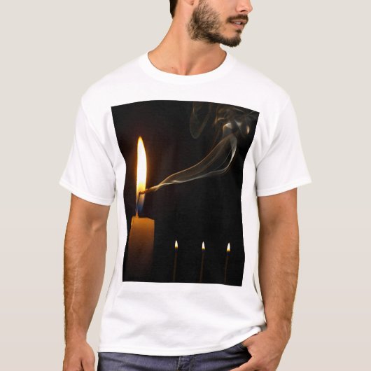 🕯 炎の消滅:涅槃と終わり Tシャツ (正面)