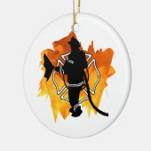 炎の消防士 セラミックオーナメント (左)