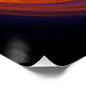 炎の液体ガラス抽象芸術フラクタルアートポスター ポスター (コーナー)