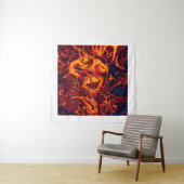 炎の渦巻き タペストリー (インサイチュ)