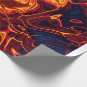 炎の渦巻き ラッピングペーパー (角)