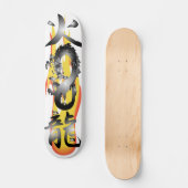 炎の火のドラゴン3Dはスケートボードをリミックスします スケートボード (正面)