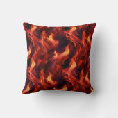 炎の火のパターン クッション (裏面)