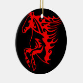 炎の火レッドブロンコムスタンワイルドホース セラミックオーナメント (右)