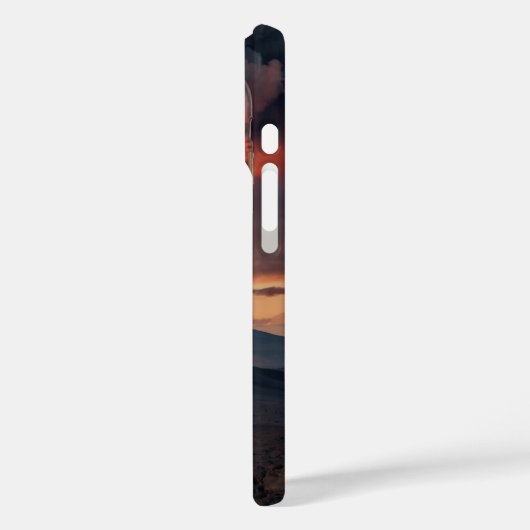 炎の火山の地平線 Case-Mate iPhoneケース (裏面 / 左)